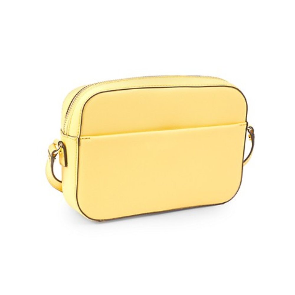 NWT Karl Lagerfeld faux leather lemon crossbody camera bag - Picture 9 of 9